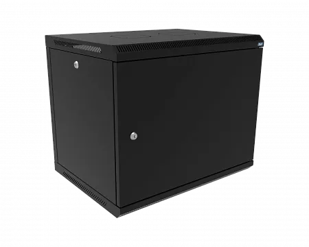 Шкаф телекоммуникационный настенный разборный МИКсистем 19" Keys 9U 600x450  дверь металл черный