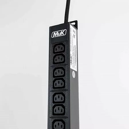 Блок розеток вертикальный базовый МИКсистем MIK-2G-0U-32A-230-20-C13-4-C19-IEC309-32-2-P-B