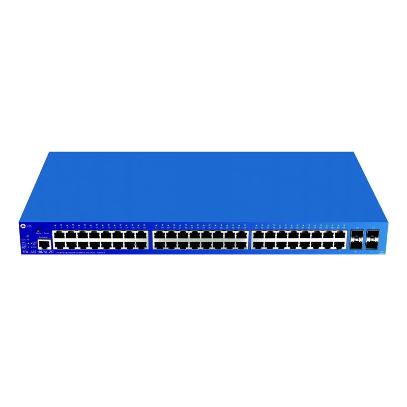 Настраиваемый коммутатор 2 уровня с 48 портами 10/100/1000Base-T и 4 портами 10GBase-X SFP+ (48 портов с поддержкой PoE 802.3af/802.3at (30 Вт), PoE-бюджет 370 Вт), тип – «POE-2»