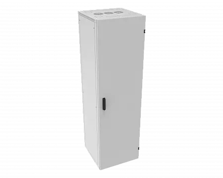 Шкаф телекоммуникационный напольный МИКсистем серия ECO+ 19" 24U 600*600 дверь металл серый